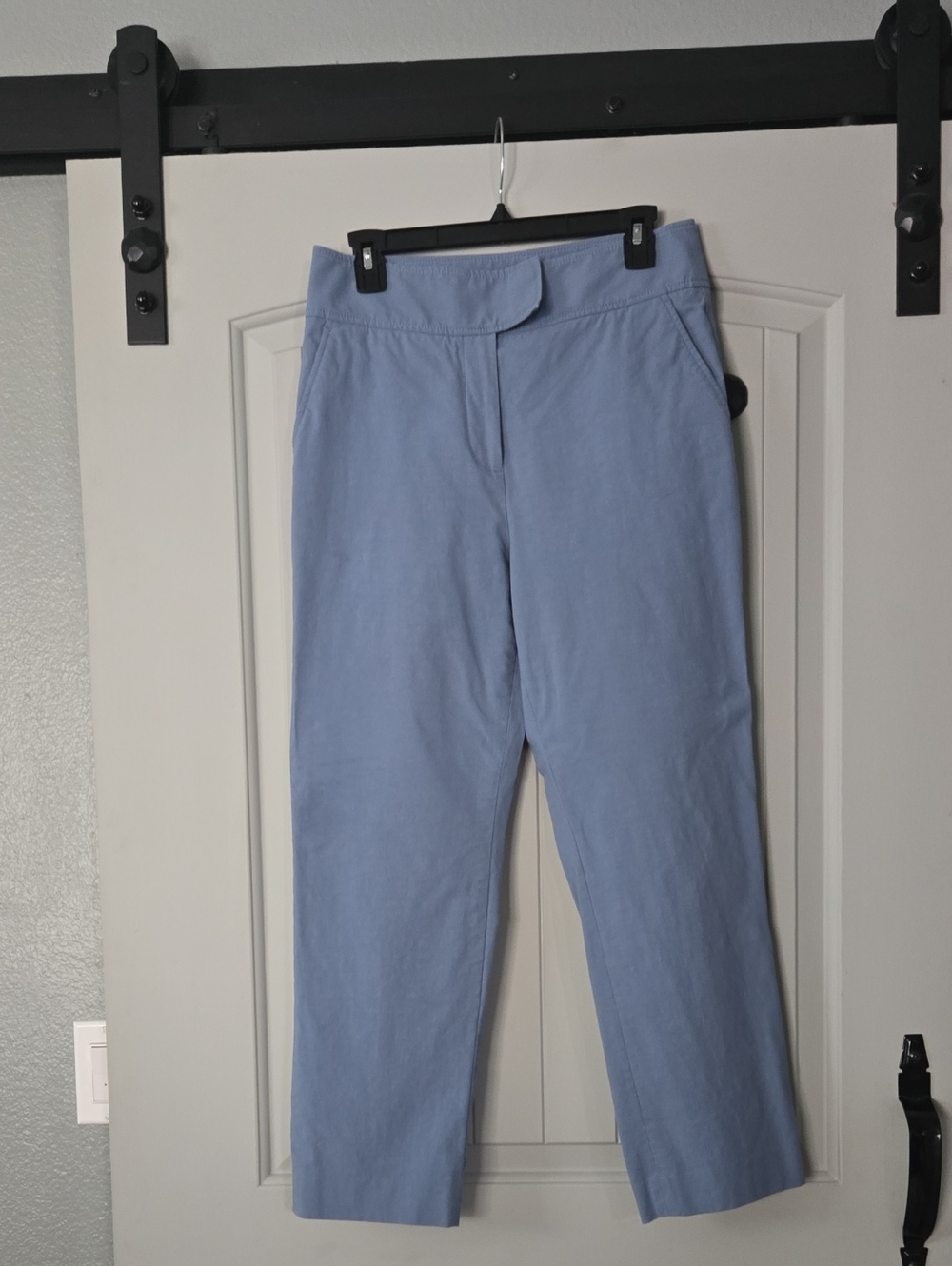 Rebecca Taylor Light Blue Cropped Ankle Pants